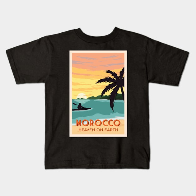 Morocco honeymoon Kids T-Shirt by NeedsFulfilled